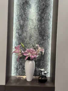 Wabiv Textured stone vase