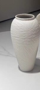 Wabiv Textured stone vase