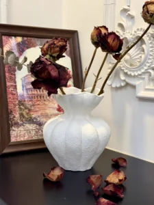 Wabiv French multi-petal vase