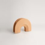 Wabiv U-shaped geometric vase