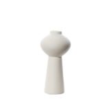 Wabiv Unglazed stenciled vase