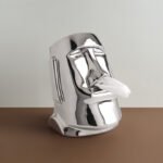 Moai Giant Stone Statue Ceramic Tissue Box