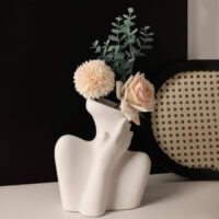 Wabiv modern human body female form art ceramic vase