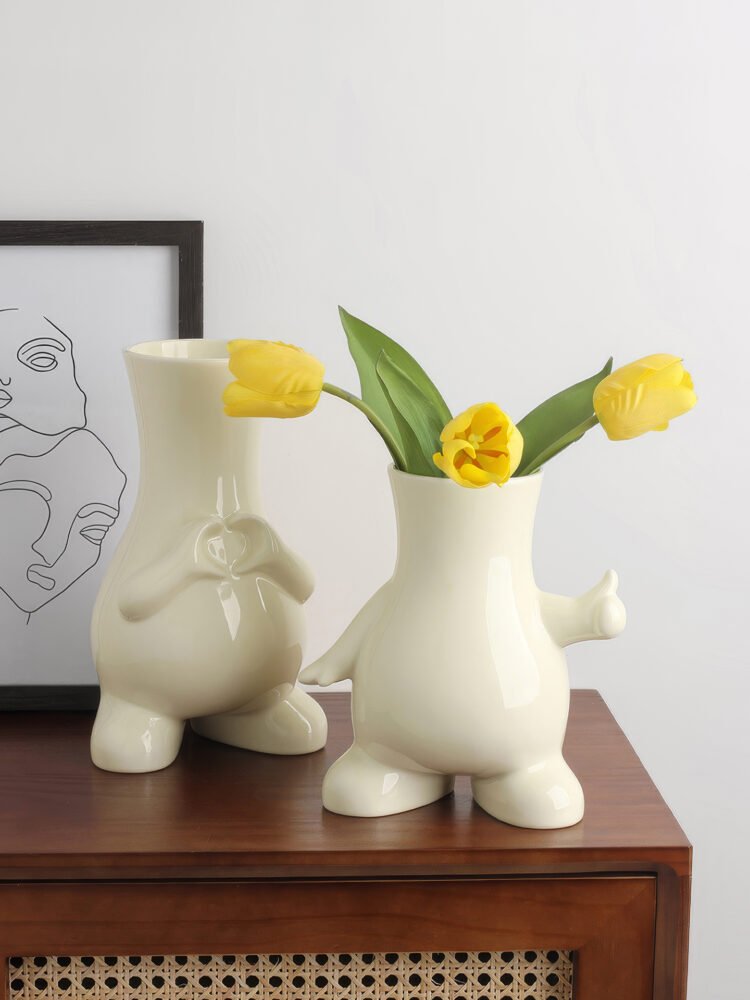 Wabiv creative modern trendy ceramic vase design