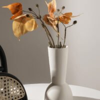 Wabiv geometric shaped abstract vase for modern floral arrangement