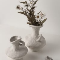 Wabiv raw minimalist creative unglazed ceramic vessel