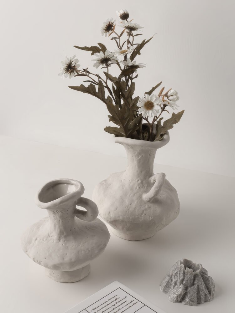 Wabiv raw minimalist creative unglazed ceramic vessel