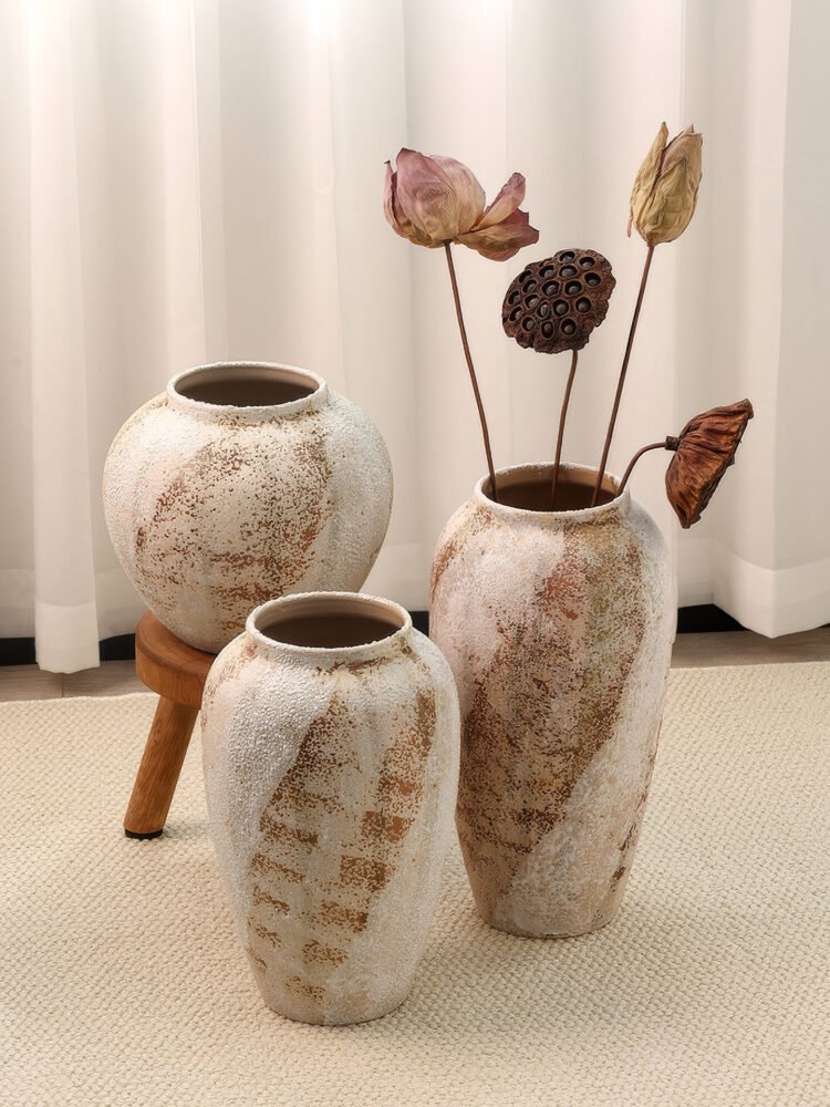 Wabiv wabi-sabi aesthetic abstract art vase