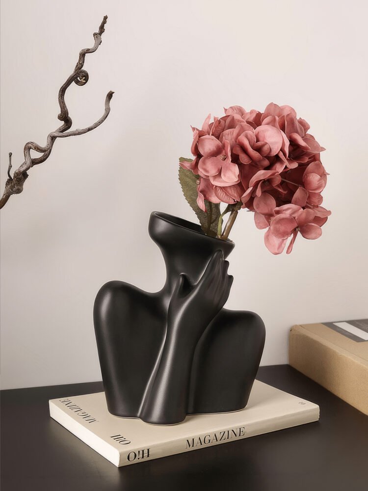 Wabiv modern human body female form art ceramic vase