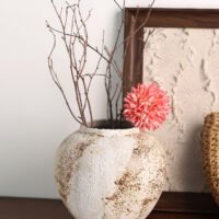 Wabiv wabi-sabi aesthetic abstract art vase