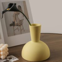 Wabiv geometric shaped abstract vase for modern floral arrangement