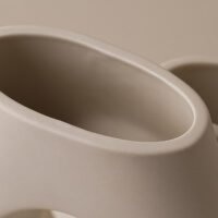 Creative alien cross tube multi-neck ceramic vase