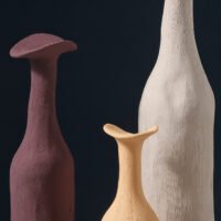 Wabiv Morandi tone artistic minimalist ceramic vase