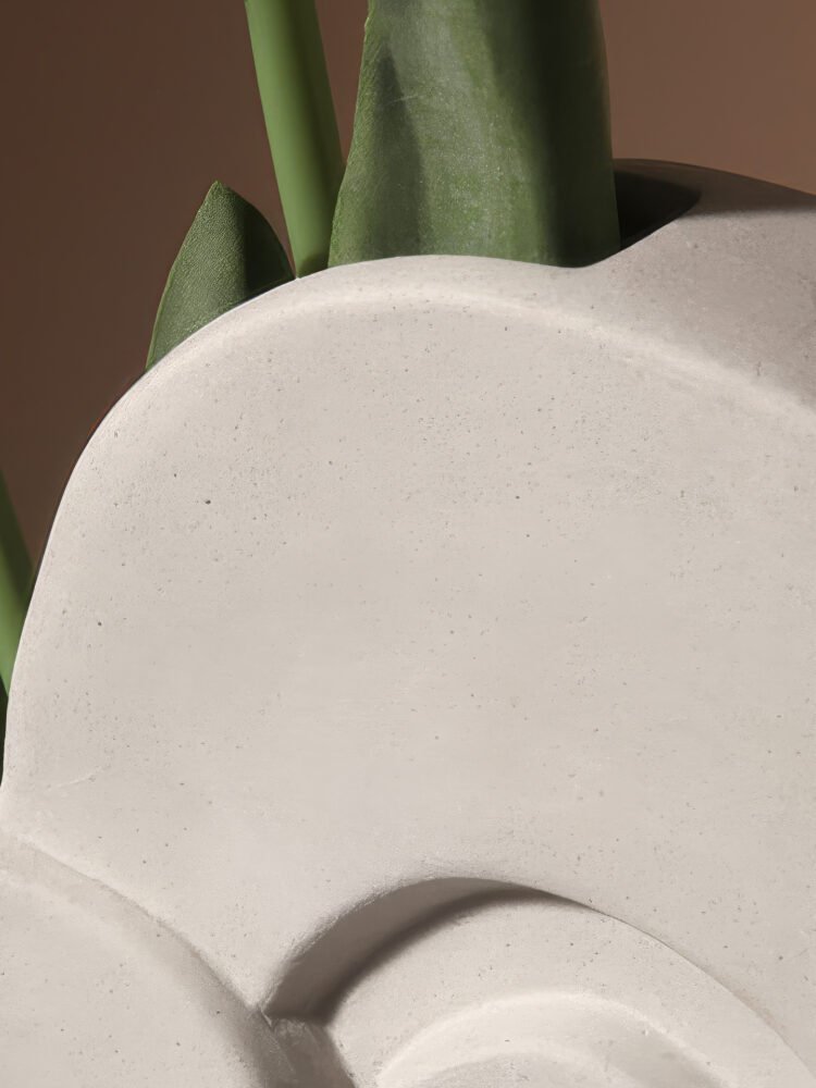 Wabiv abstract human face art decorative ceramic vase