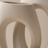 Creative alien cross tube multi-neck ceramic vase