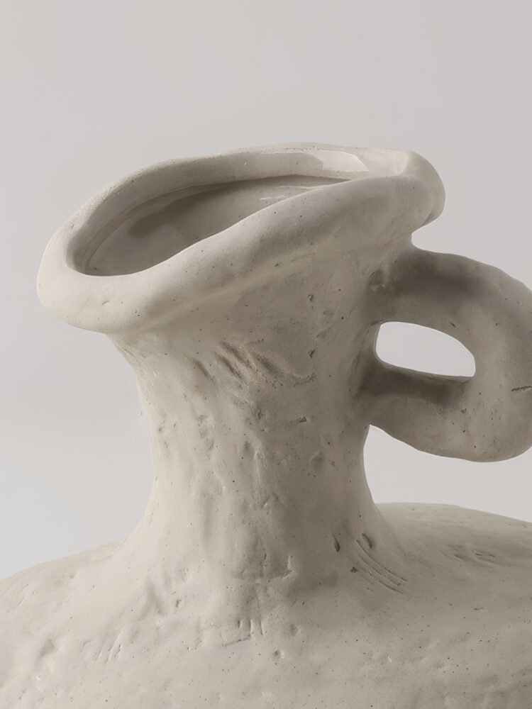 Wabiv raw minimalist creative unglazed ceramic vessel