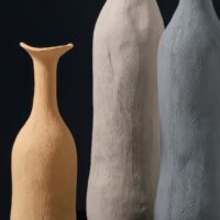Wabiv Morandi tone artistic minimalist ceramic vase