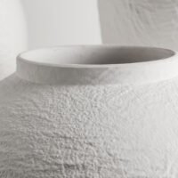 Wabiv natural faux stone textured ceramic vase