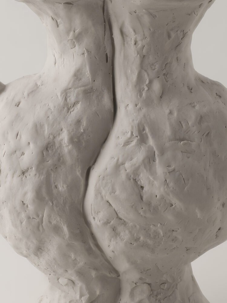 Wabiv raw minimalist creative unglazed ceramic vessel