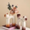 Wabiv Tubular Siamese Cat Flower Vase