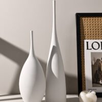 Wabiv Narrow-necked wire-drawn vase