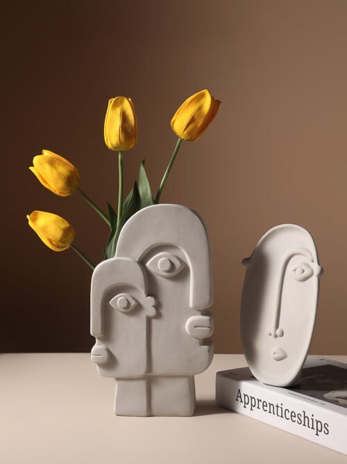 Wabiv Artistic Face Vase