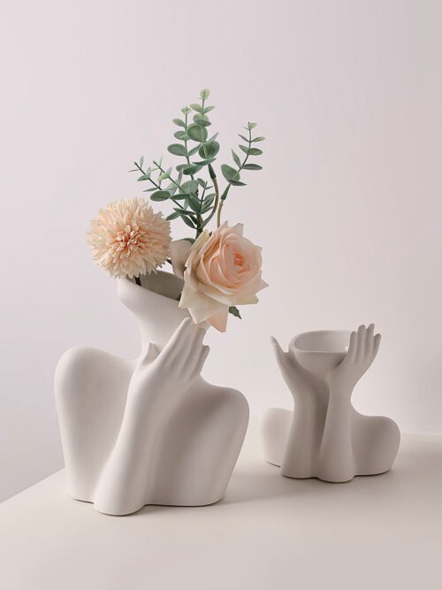 Wabiv Human Body Art Vase