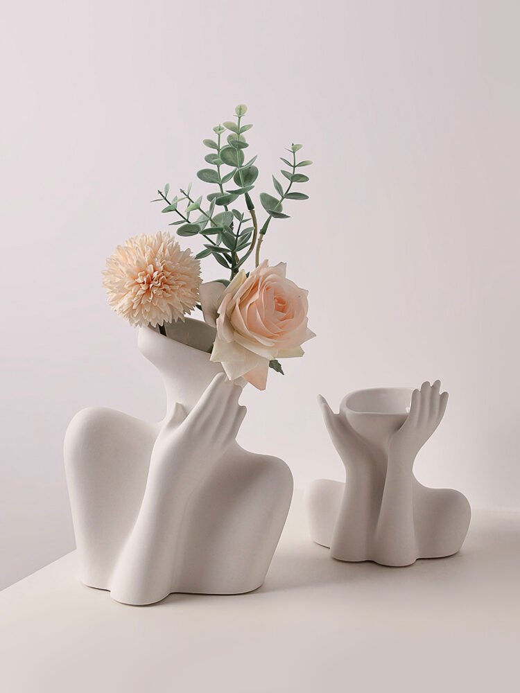 Wabiv Human Body Art Vase