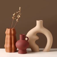 Wabiv INS Shape Texture Flower Vase