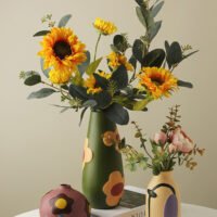 Painted pottery hand-painted flower vase