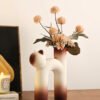 Wabiv Tubular Siamese Cat Flower Vase