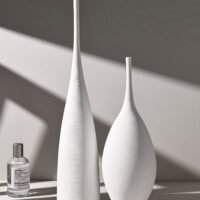 Wabiv Narrow-necked wire-drawn vase