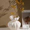 Wabiv French multi-petal vase