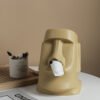 Moai Giant Stone Statue Ceramic Tissue Box