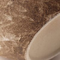 Weathered wabi-sabi vintage style pottery vase