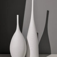 Wabiv Narrow-necked wire-drawn vase