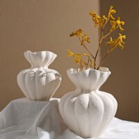 Wabiv French multi-petal vase