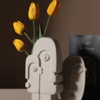 Wabiv Artistic Face Vase