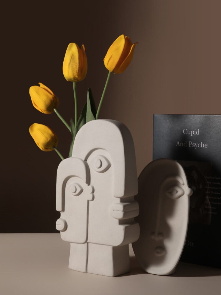 Wabiv Artistic Face Vase