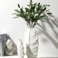 Wabiv Nordic leaf vase