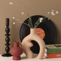 Wabiv INS Shape Texture Flower Vase