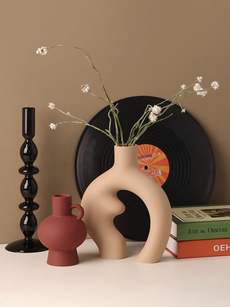 Wabiv INS Shape Texture Flower Vase