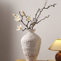 Wabiv White Frost Pottery Jar