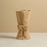 Bow-shaped bouquet vase