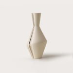 sku2 Wabiv Three-fold patterned vase