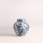 Wabiv Blue and white porcelain vase
