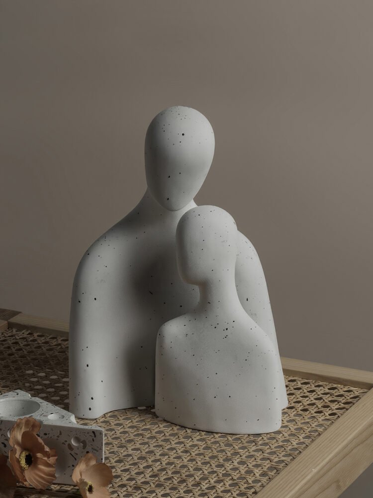 Wabiv modern artistic abstract figure sculpture home ornament