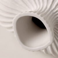 Unique lantern fruit shaped ceramic flower vase