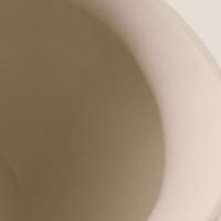 Wide-mouthed ceramic vase with irregular wabi-sabi pattern texture