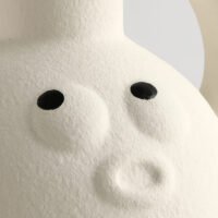 Wabiv artistic big foot shaped quirky ceramic vase